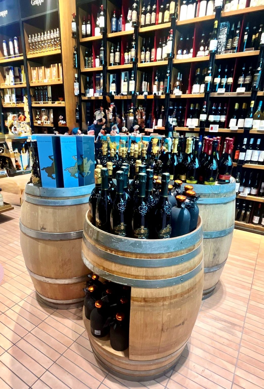 Two icons of Italian wine, showcased in the heart of Rome.
