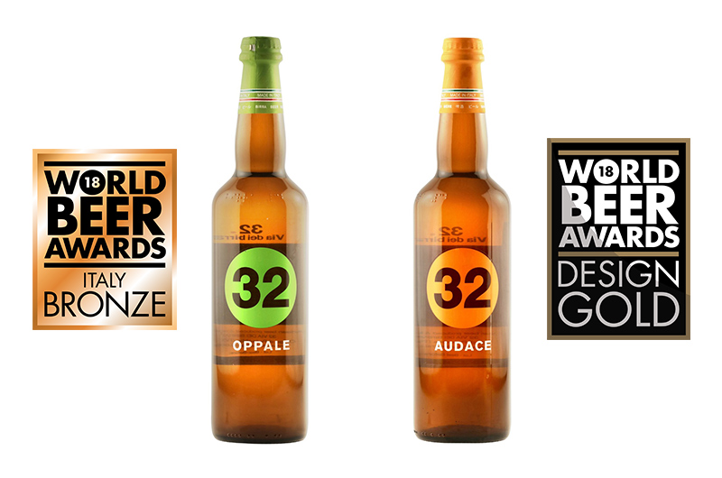 Un oro e un bronzo al World Beer Awards 2018