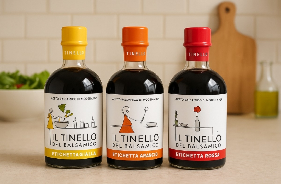 Il Tinello – the Balsamic that guides consumers with simplicity and color